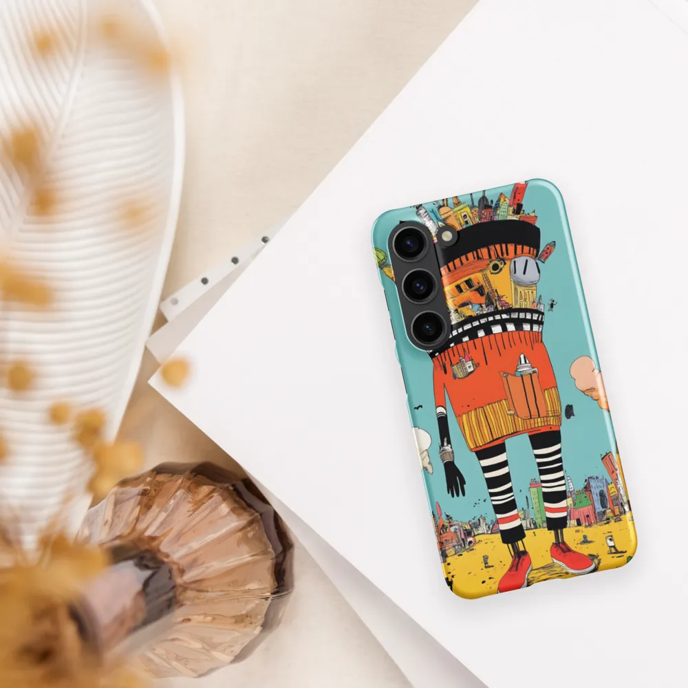 Urban Fantasia: A Whimsical Encounter | Phone Case |  S23 | Snap Case | Matte