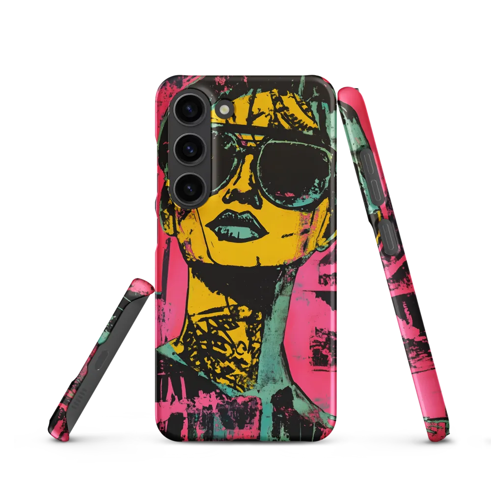 Confident Portrait in Neon Colors