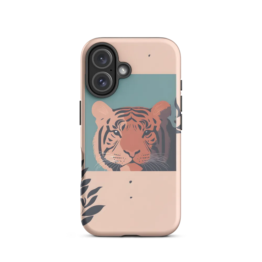 Whispers of the Wild: A Tiger's Gaze | Phone Case |  16 | Tough Case | Matte