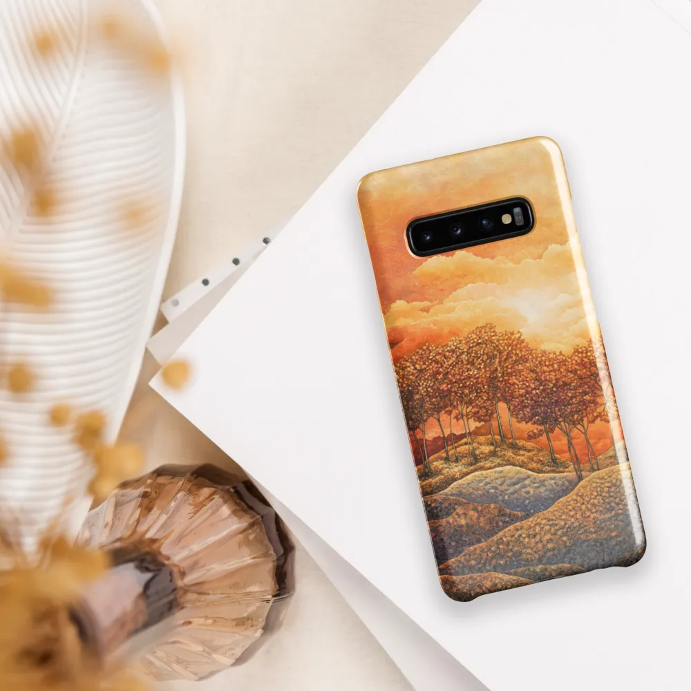 Golden Twilight | Phone Case |  S10 Plus | Snap Case | Glossy