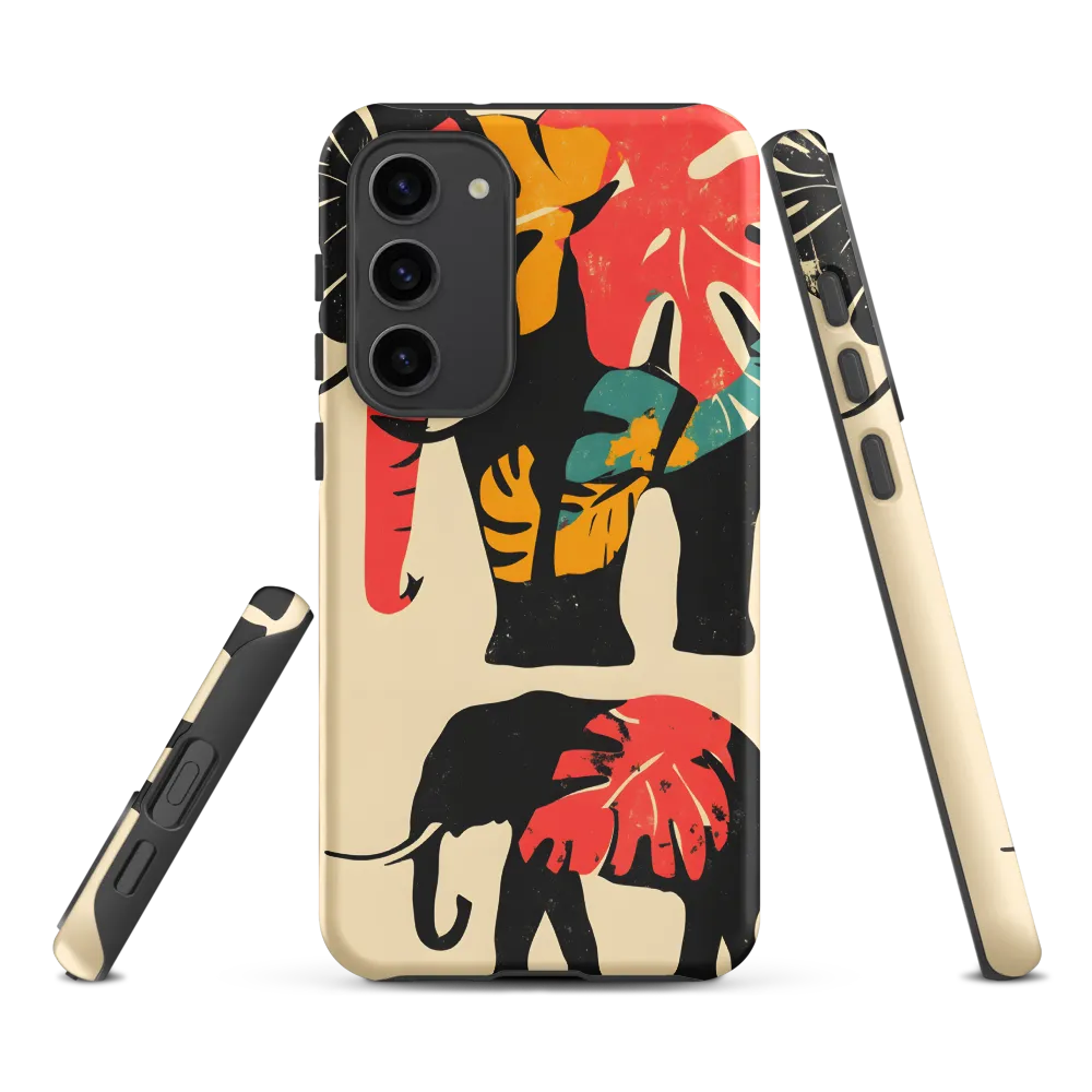 Tropical Elegance: The Elephant's Dance