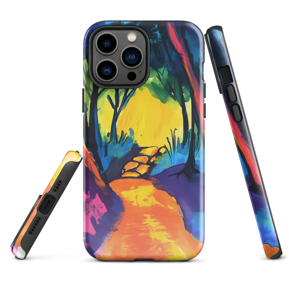 Path Through a Vibrant Forest