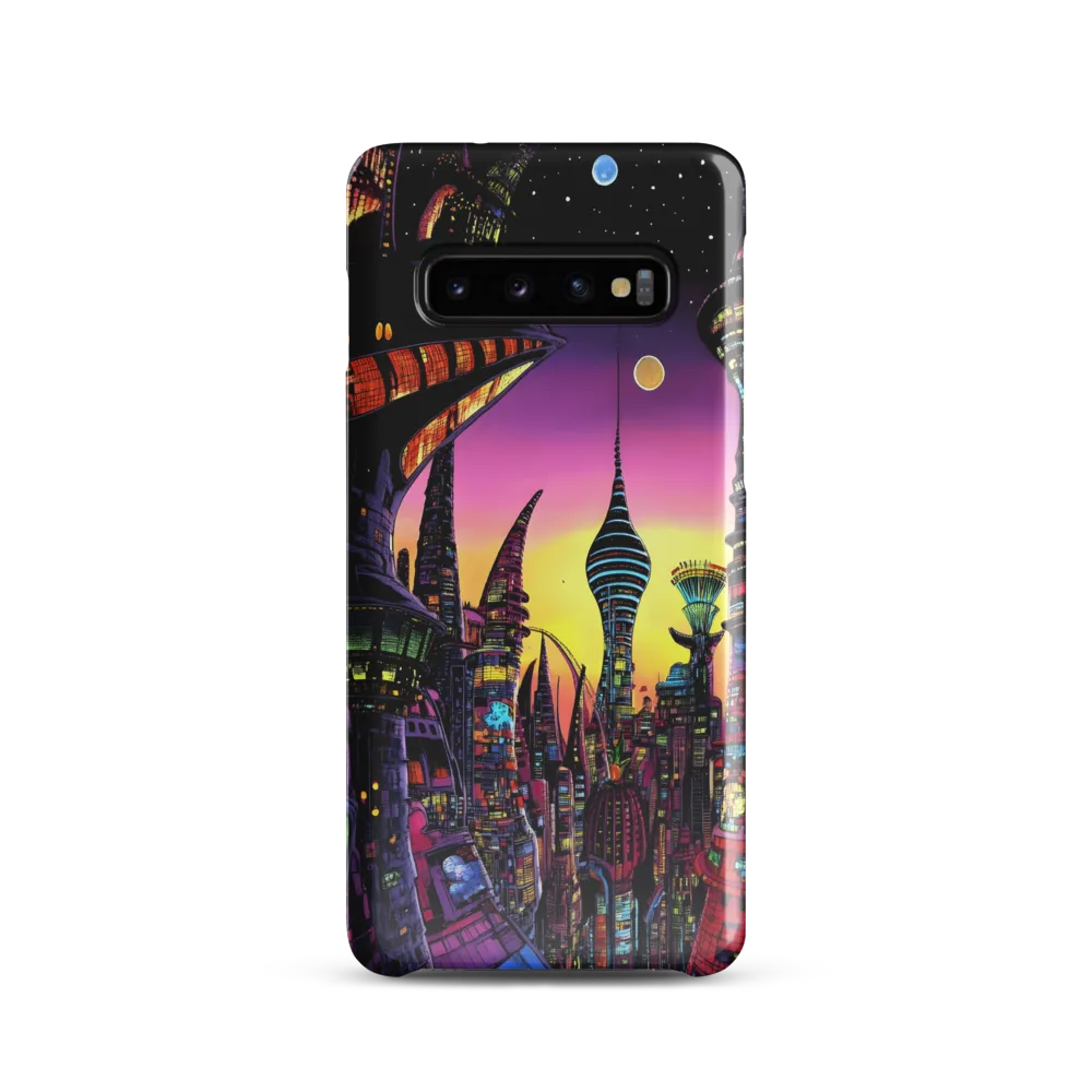 Futuristic Cityscape at Dusk