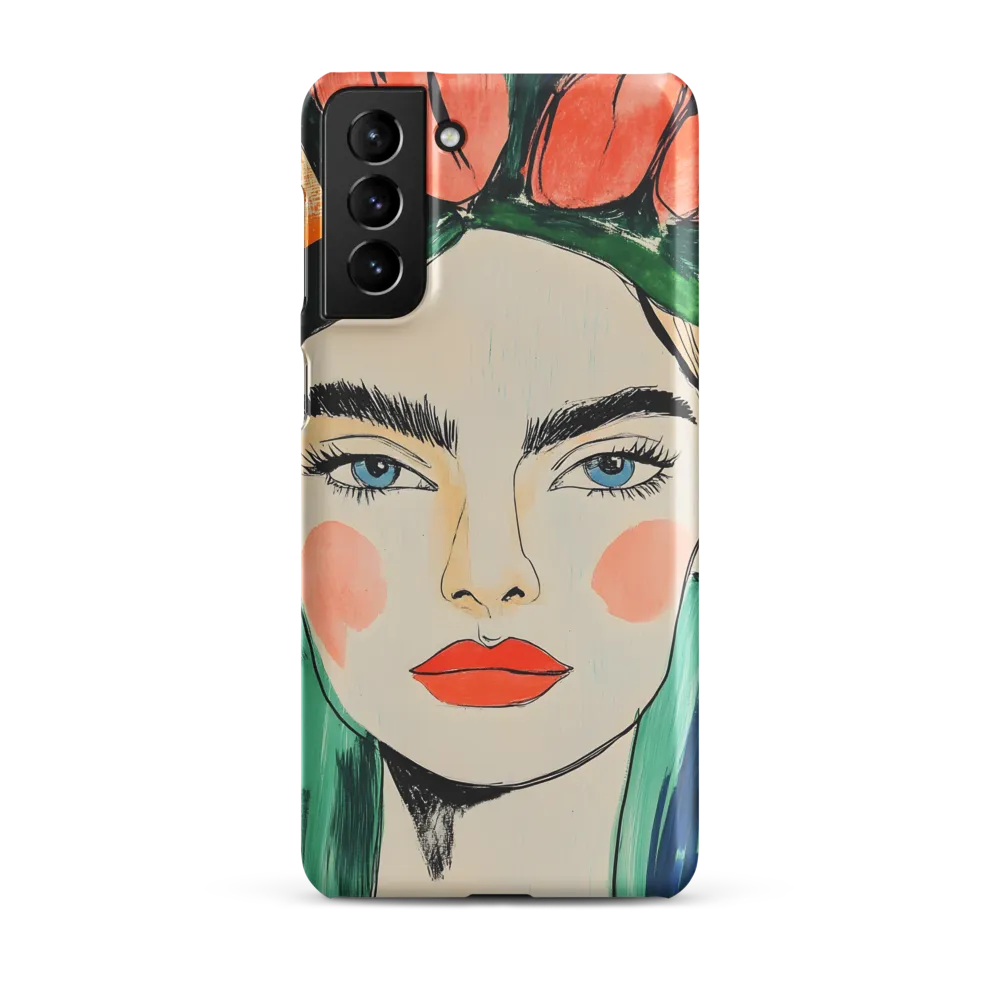 Radiant Bloom: A Serene Portrait
