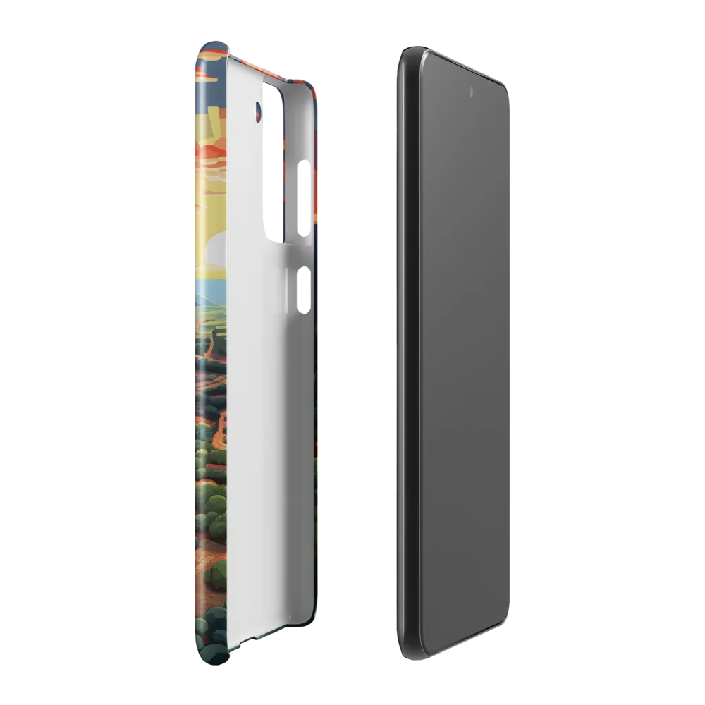 Desert Serenity at Dusk | Phone Case |  S21 Plus | Snap Case | Glossy