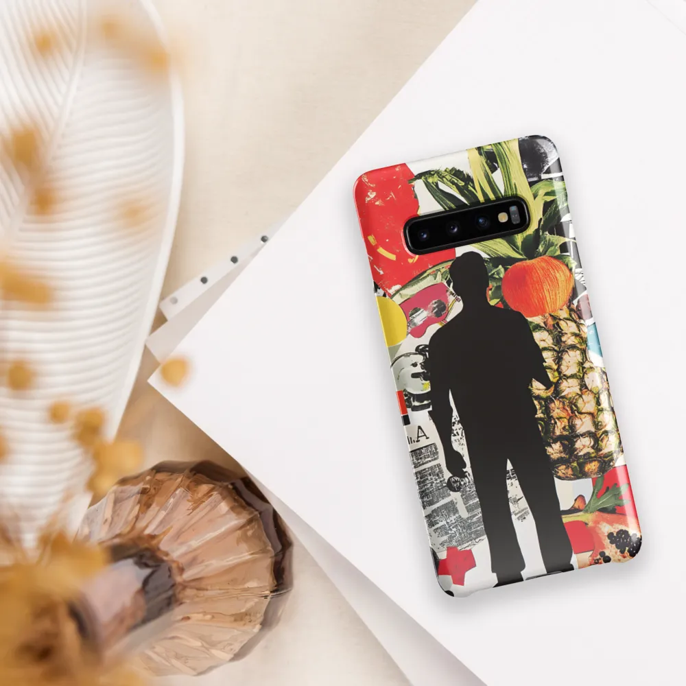 Fruitful Silhouettes | Phone Case |  S10 Plus | Snap Case | Glossy