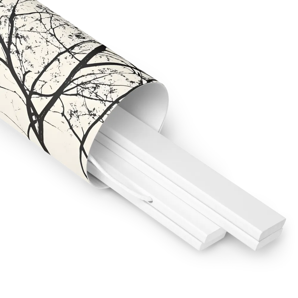Whispers of Solitude | Poster With White Wood Hanger | 14″×14″