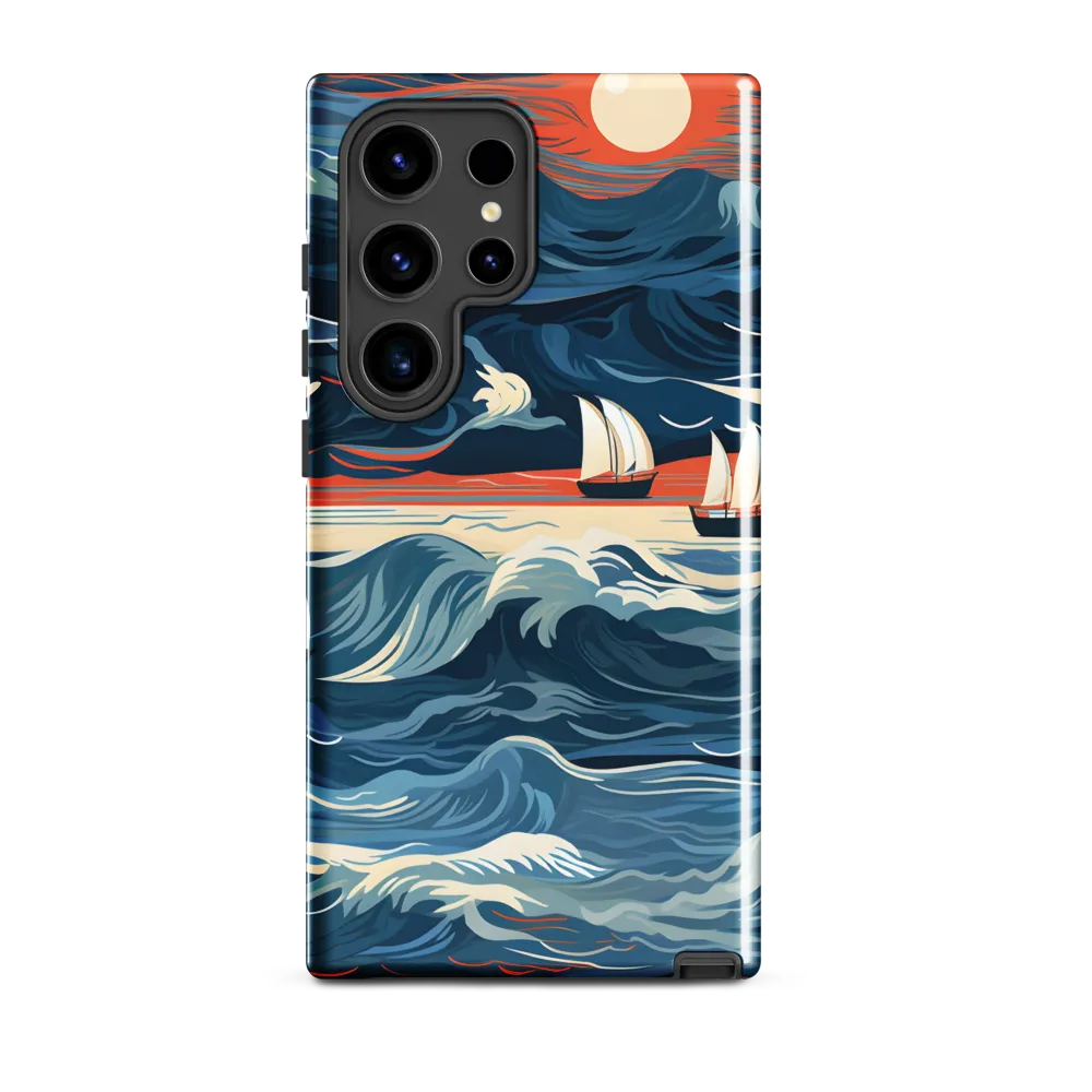 Ocean Whispers: A Voyage at Dusk