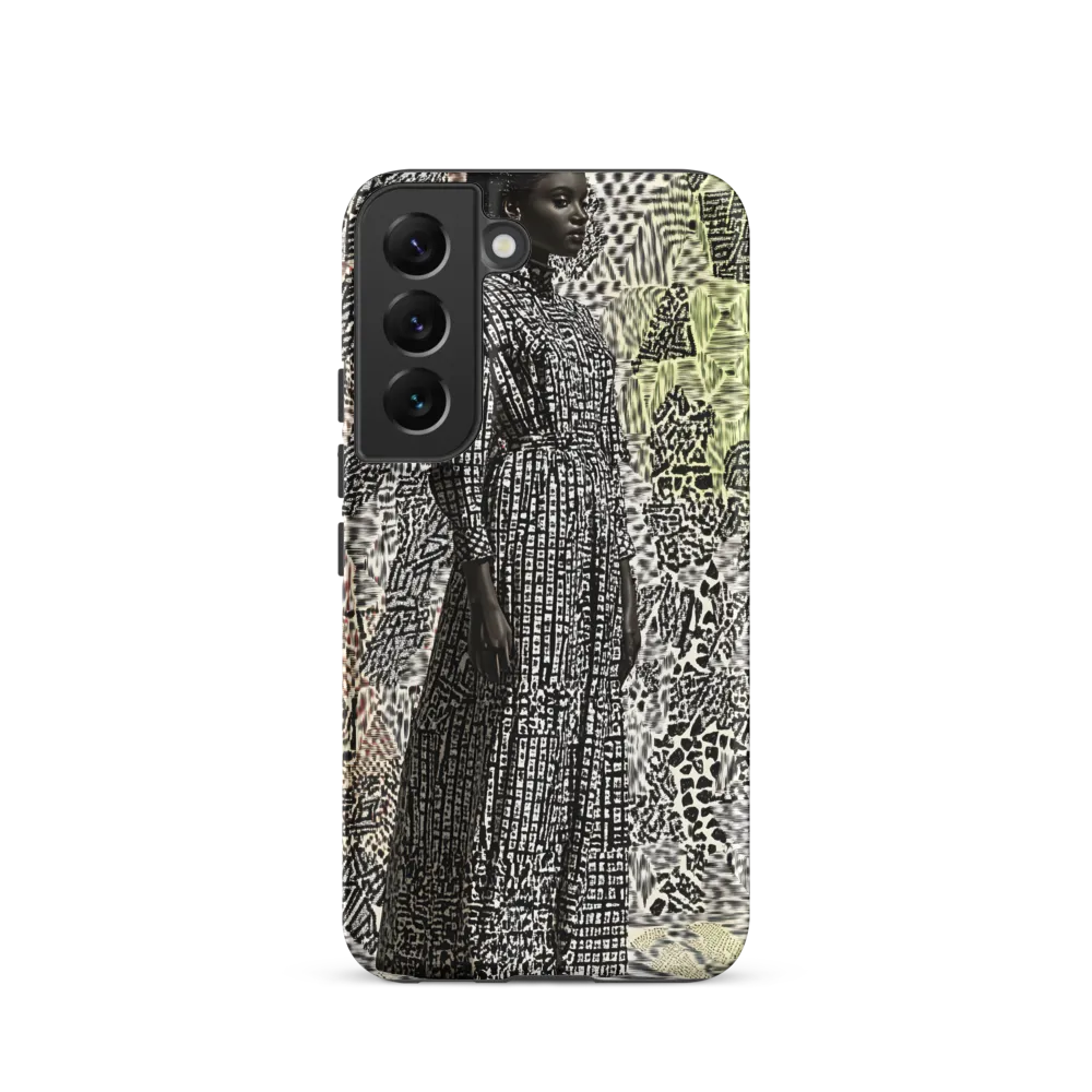 Elegance in Abstract Patterns | Phone Case |  S22 | Tough Case | Matte