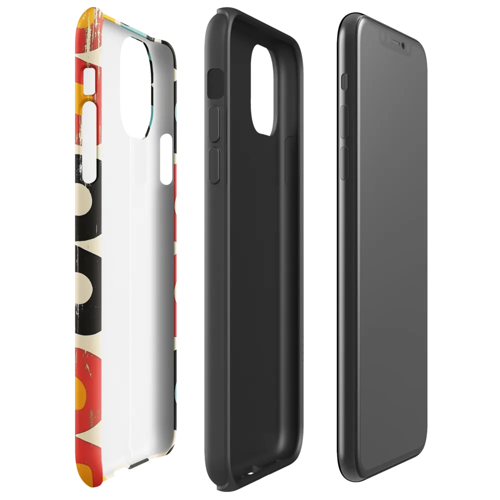 Geometric Playfulness | Phone Case |  11 Pro Max | Tough Case | Glossy