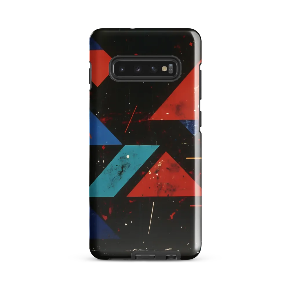 Dynamic Geometric Harmony | Phone Case |  S10 Plus | Tough Case | Glossy