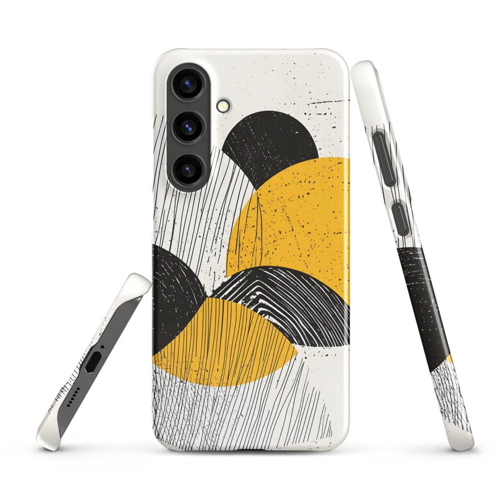 Dynamic Harmony in Black and Yellow
