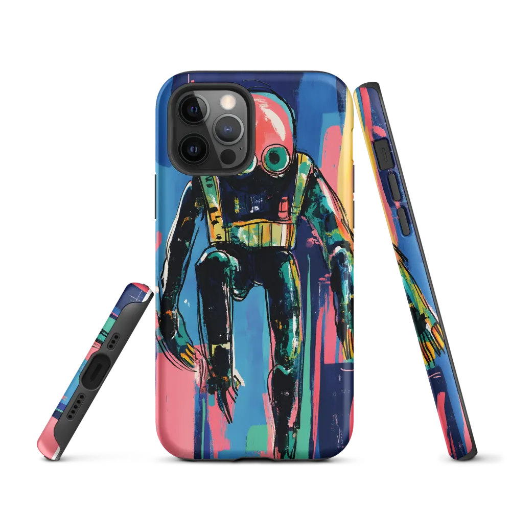 Diver in Vibrant Motion