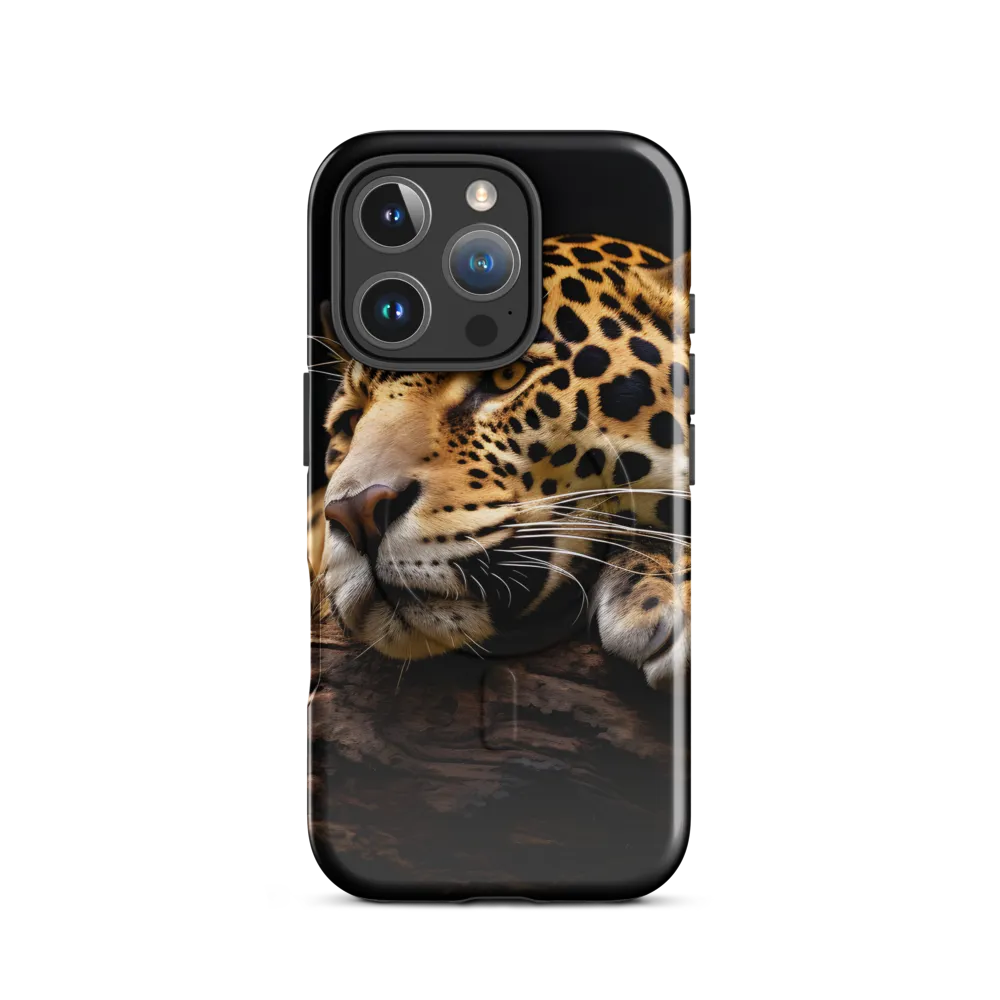 Tranquil Majesty: The Resting Leopard