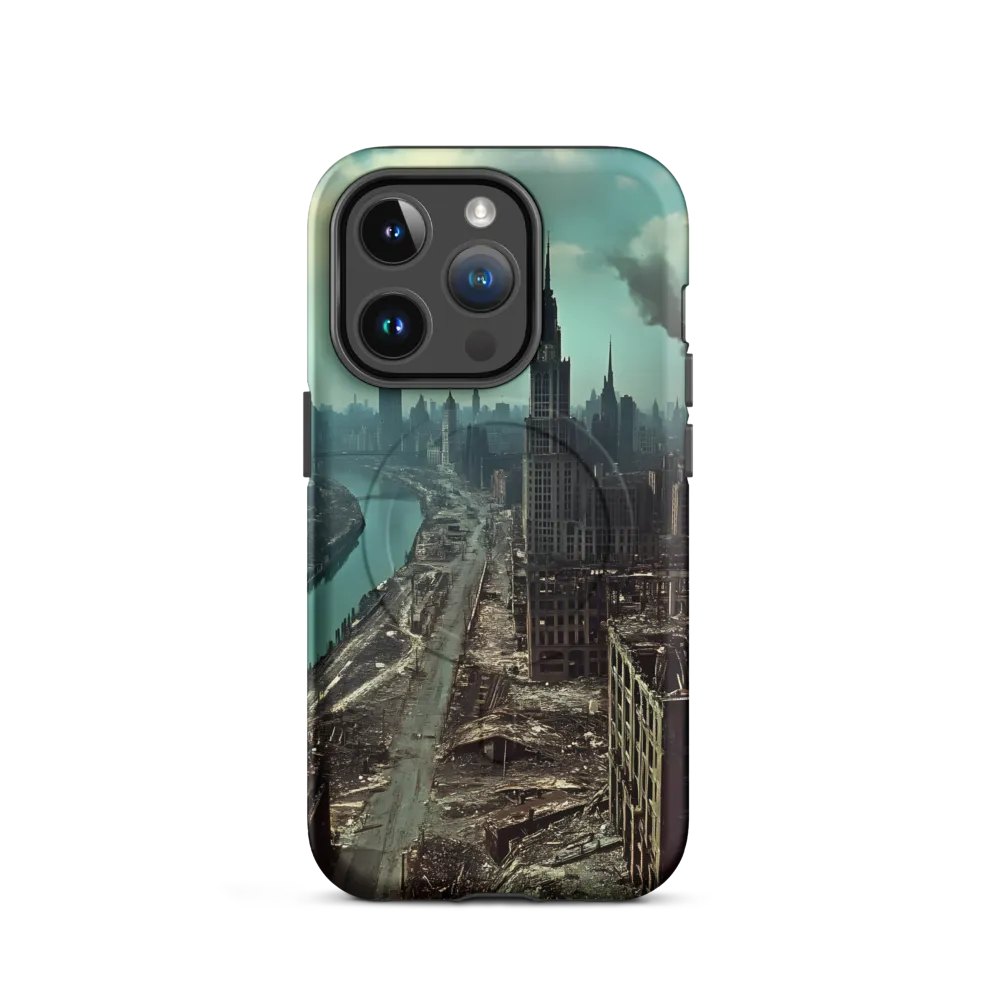Urban Ruins: A Futuristic Reflection | Phone Case |  14 Pro | MagSafe® Tough Case | Matte