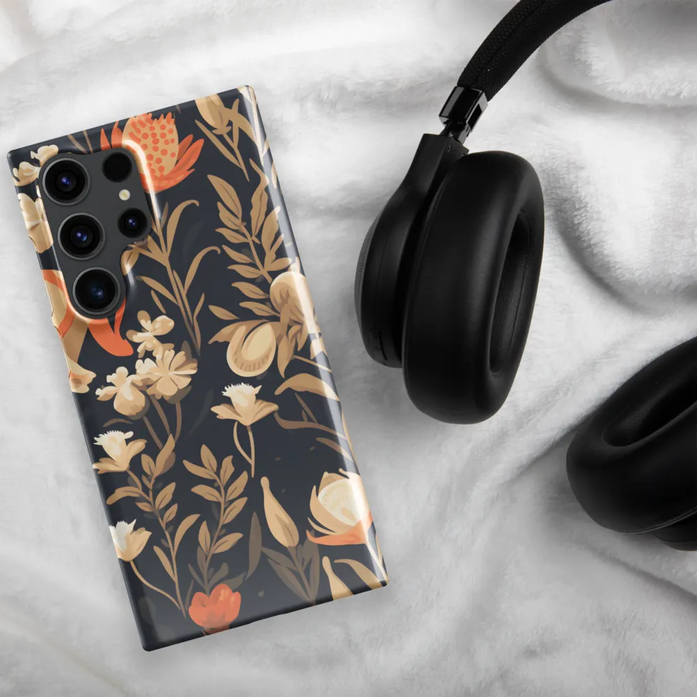 Floral Harmony: A Dance in the Dark