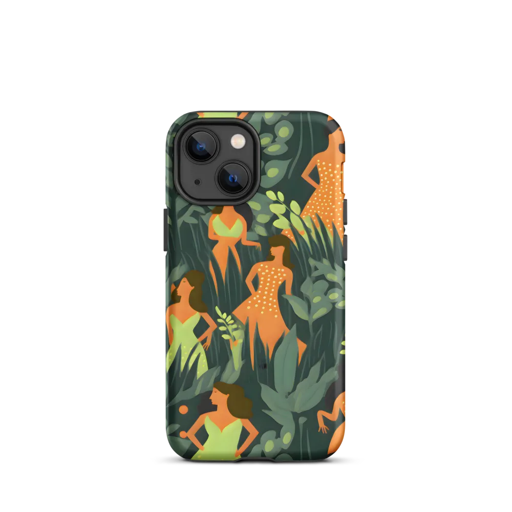 Playful Harmony in Patterns | Phone Case |  13 mini | Tough Case | Matte