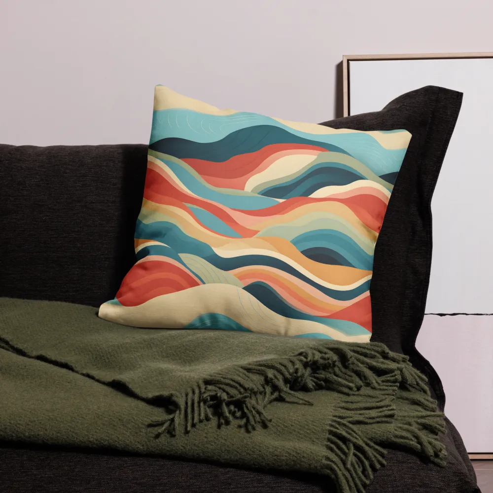 Waves of Tranquility | Pillow | 22″×22″