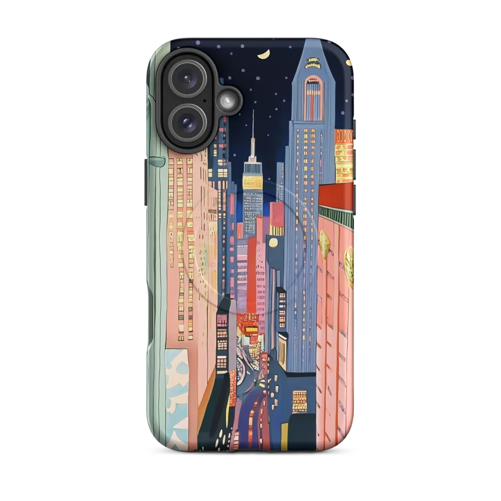 Urban Dreamscape: A Pop Art Night | Phone Case |  16 Plus | MagSafe® Tough Case | Matte