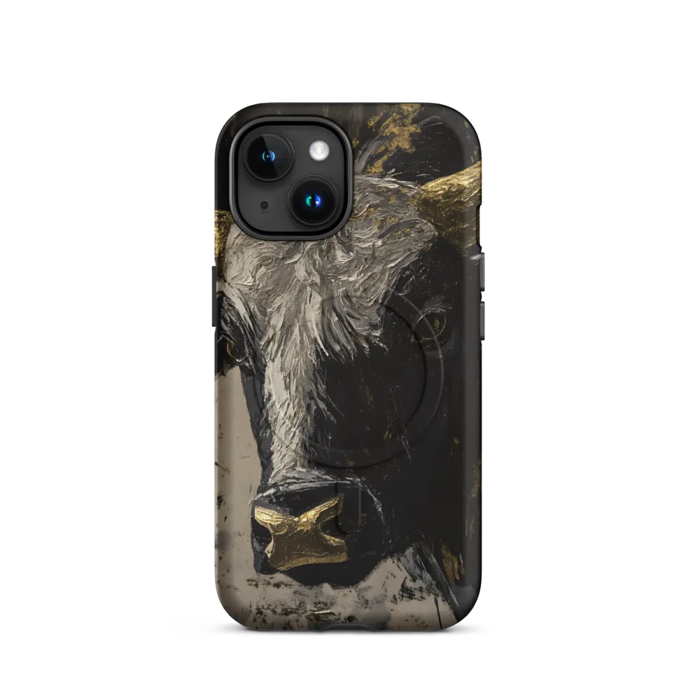 Majestic Bull: The Power in Black and Gold