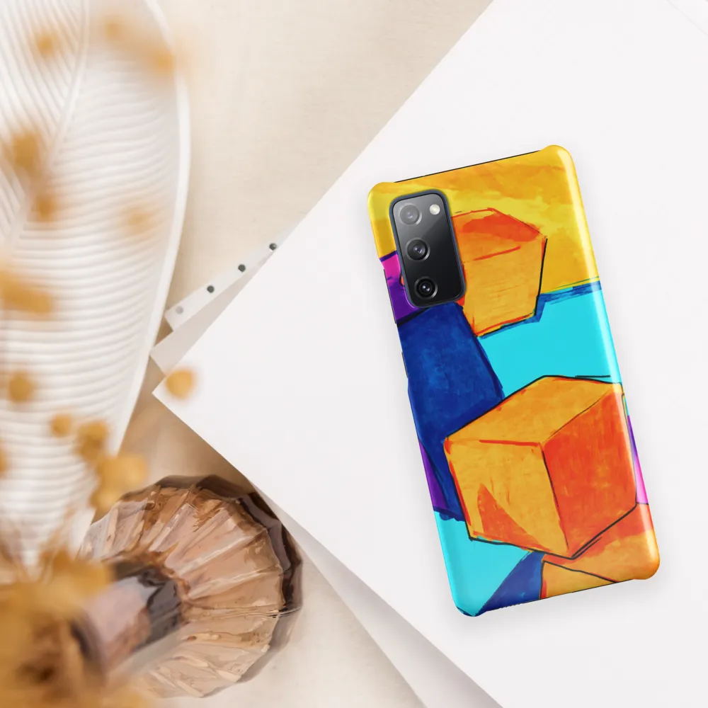 Playful Cubes in Vibrant Harmony