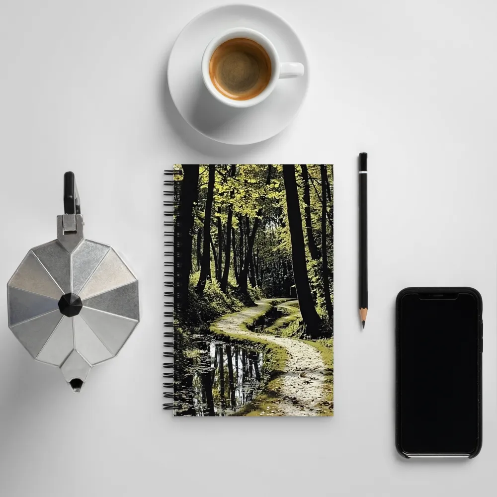 Whispers of the Forest Path | Spiral Notebook