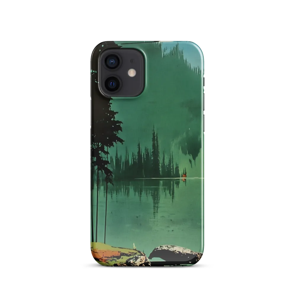 Serenity Reflected: A Tranquil Lake Scene