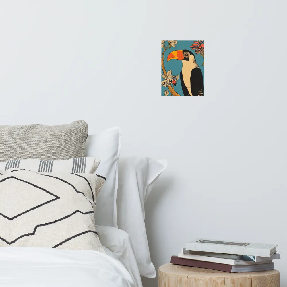 Tropical Majesty: The Toucan at Rest | Poster | 8″×10″