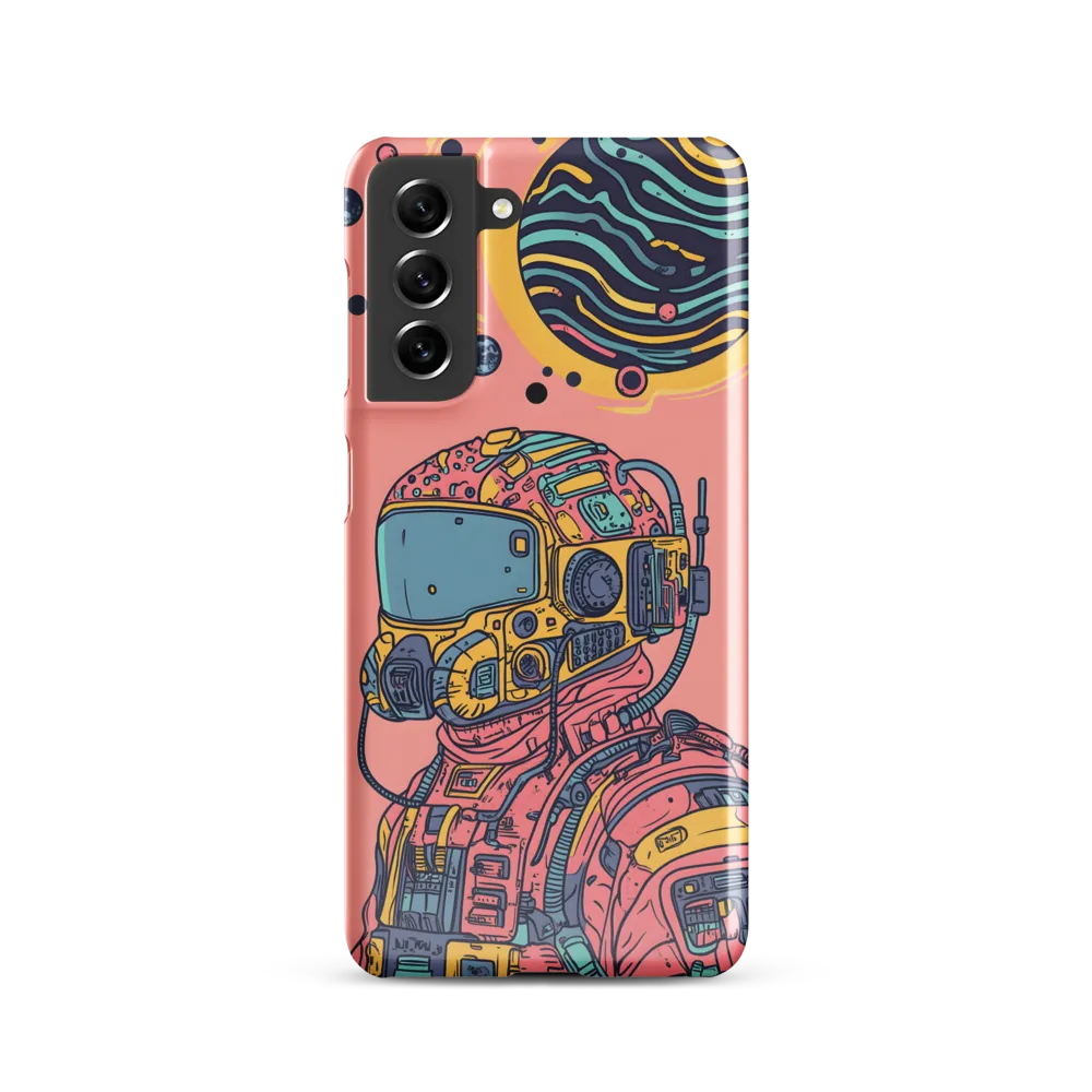 Exploration Beyond: A Digital Astronaut | Phone Case |  S21 | Snap Case | Glossy