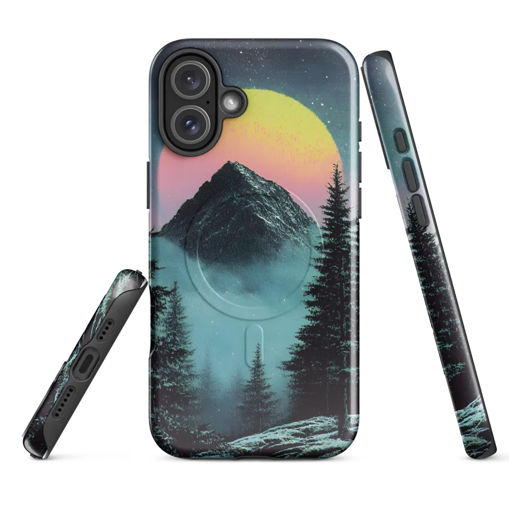 Ethereal Peaks Under Celestial Lights