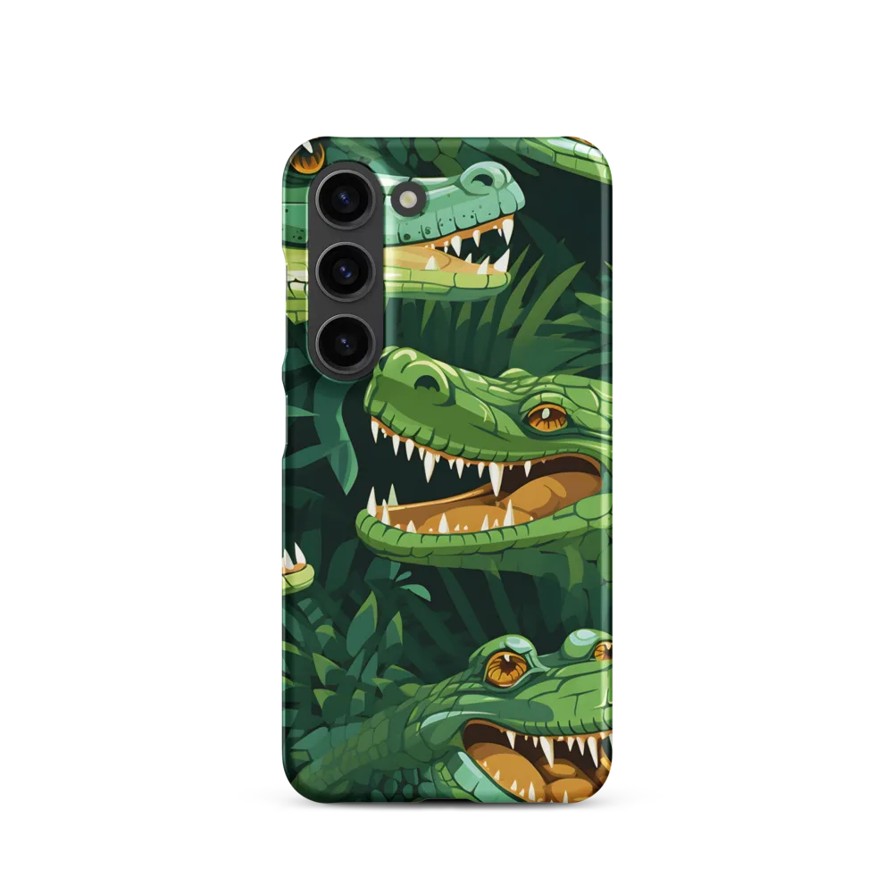 Fierce Crocodilian Medley | Phone Case |  S23 | Snap Case | Matte