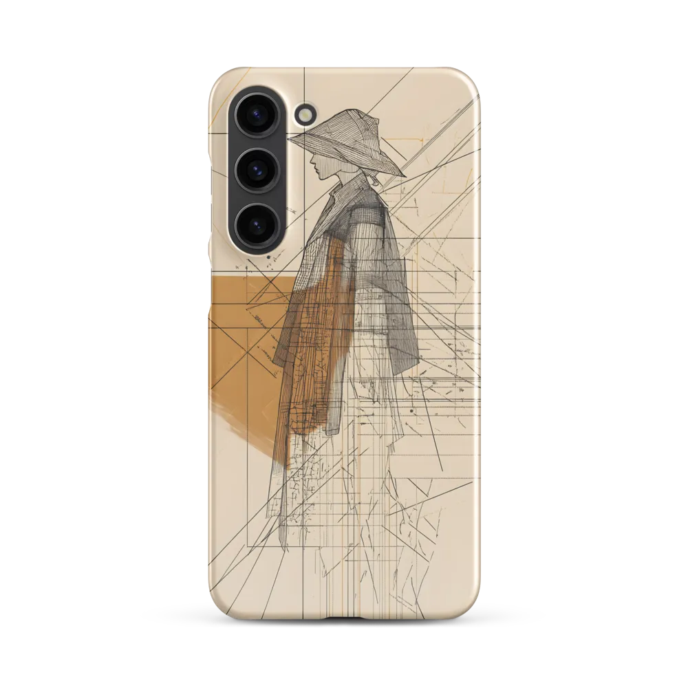 Abstract Profile: A Minimalist Exploration | Phone Case |  S23 Plus | Snap Case | Glossy