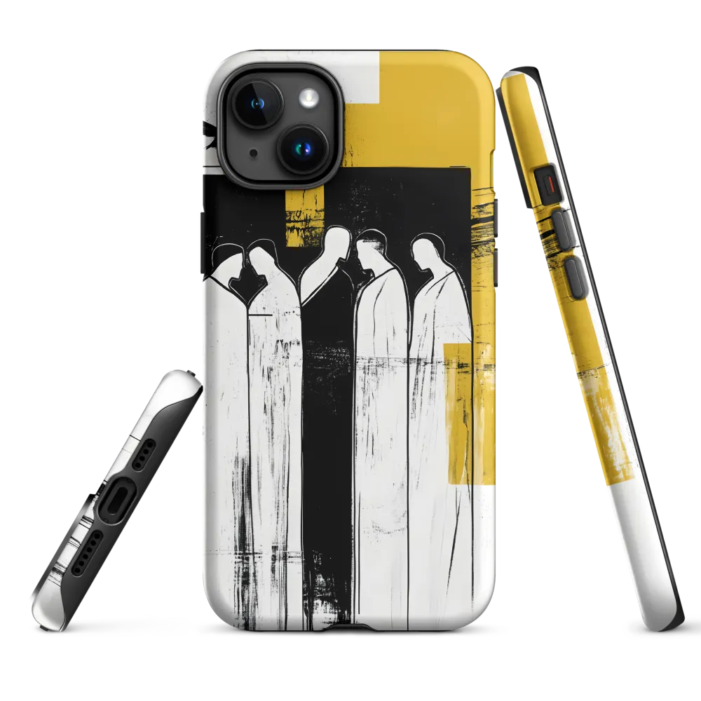 Contemplative Assemblage | Phone Case |  15 Plus | Tough Case | Matte
