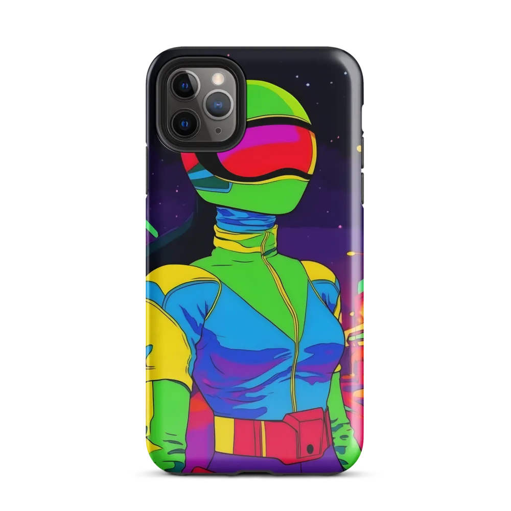 Neon Dreams: A Cyberpunk Odyssey | Phone Case |  11 Pro Max | Tough Case | Glossy