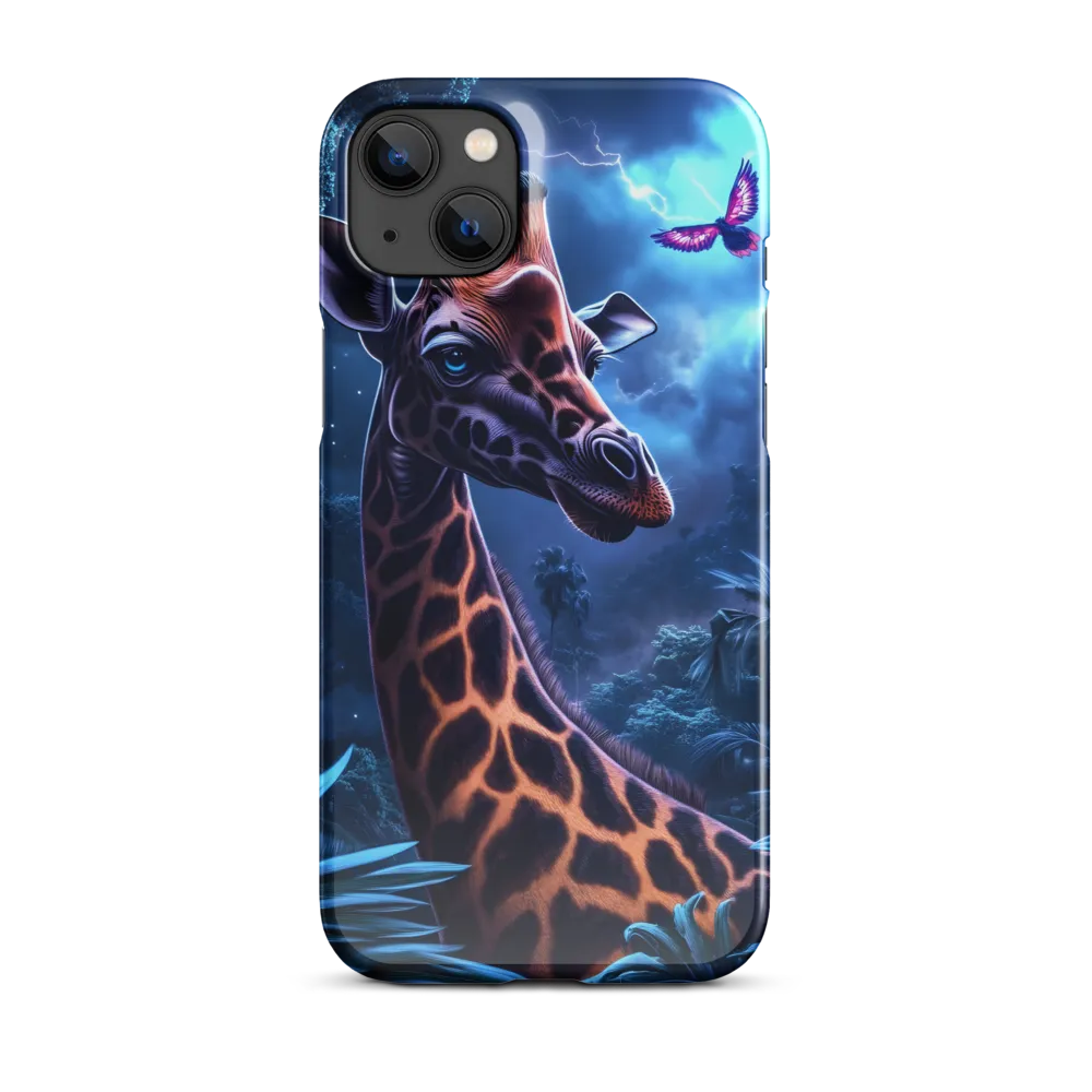 Mystical Giraffe in Twilight Jungle