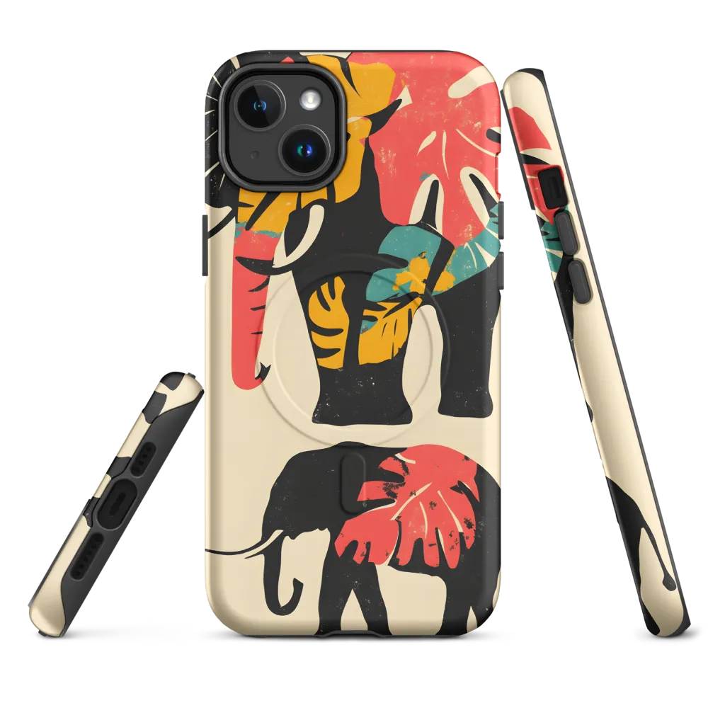Tropical Elegance: The Elephant's Dance