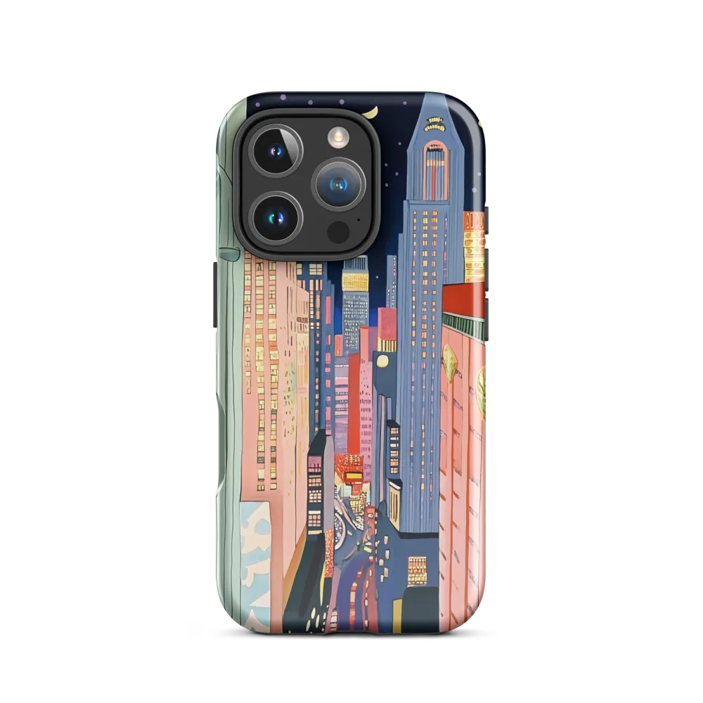 Urban Dreamscape: A Pop Art Night | Phone Case |  16 Pro | Tough Case | Glossy
