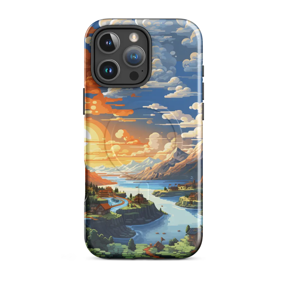 Tranquil Sunset Over Serene Landscape