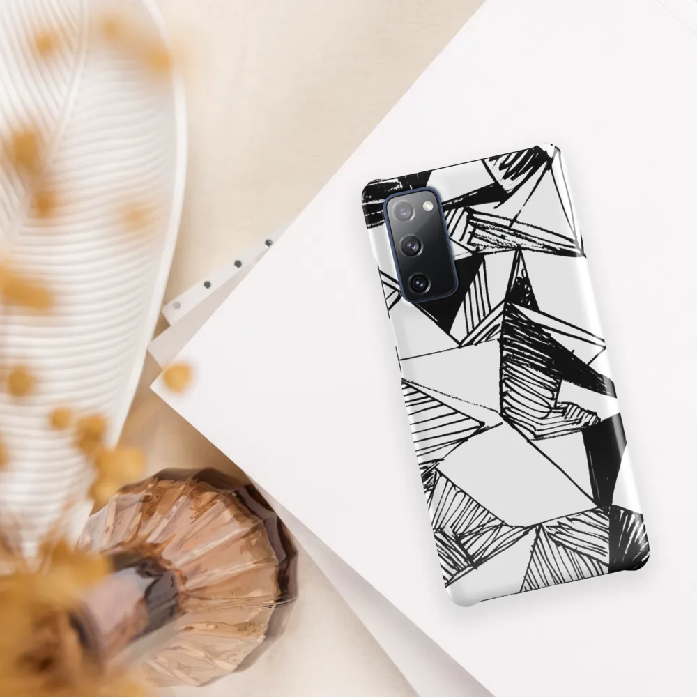 Dynamic Geometry in Ink | Phone Case |  S20 FE | Snap Case | Glossy