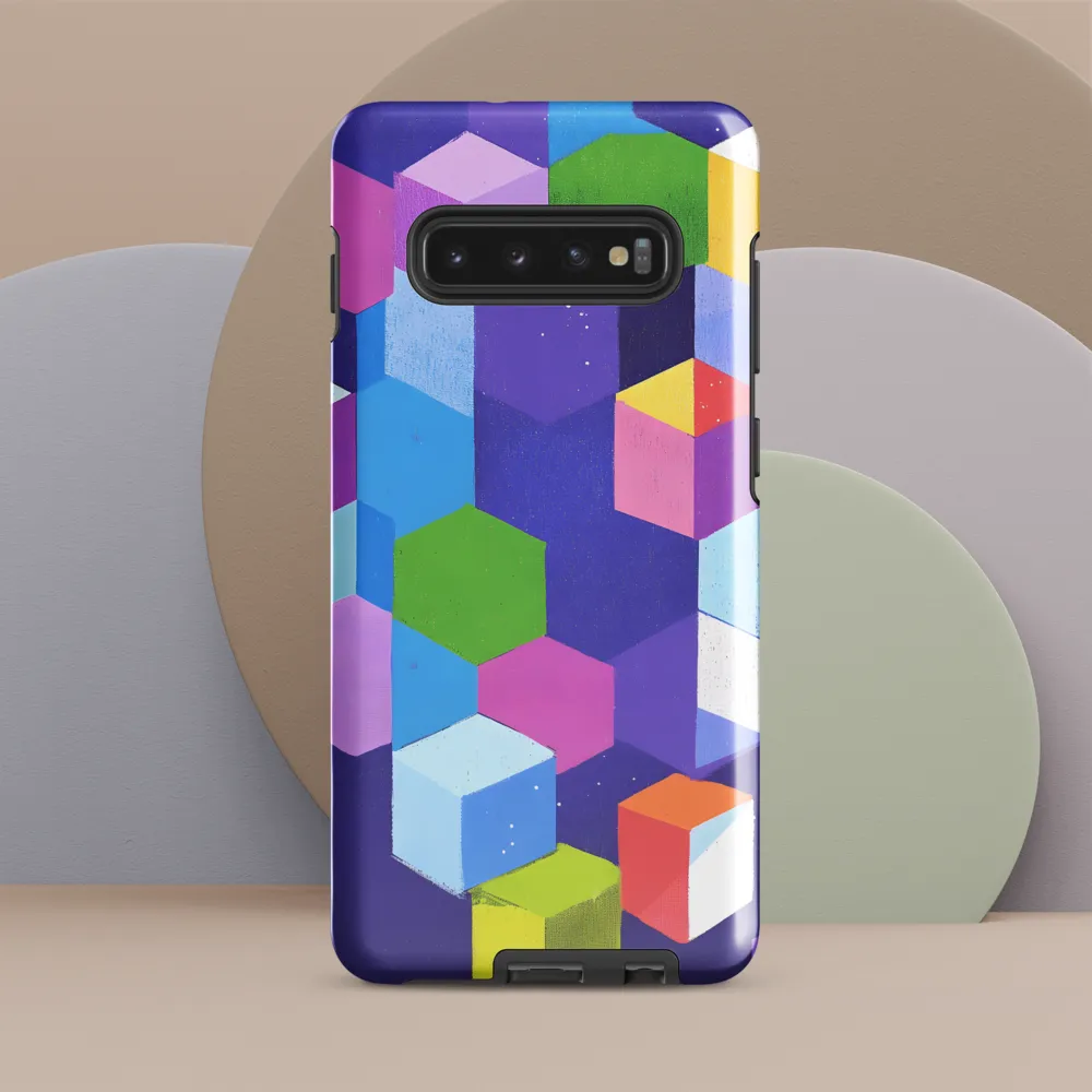 Geometric Harmony | Phone Case |  S10 Plus | Tough Case | Glossy