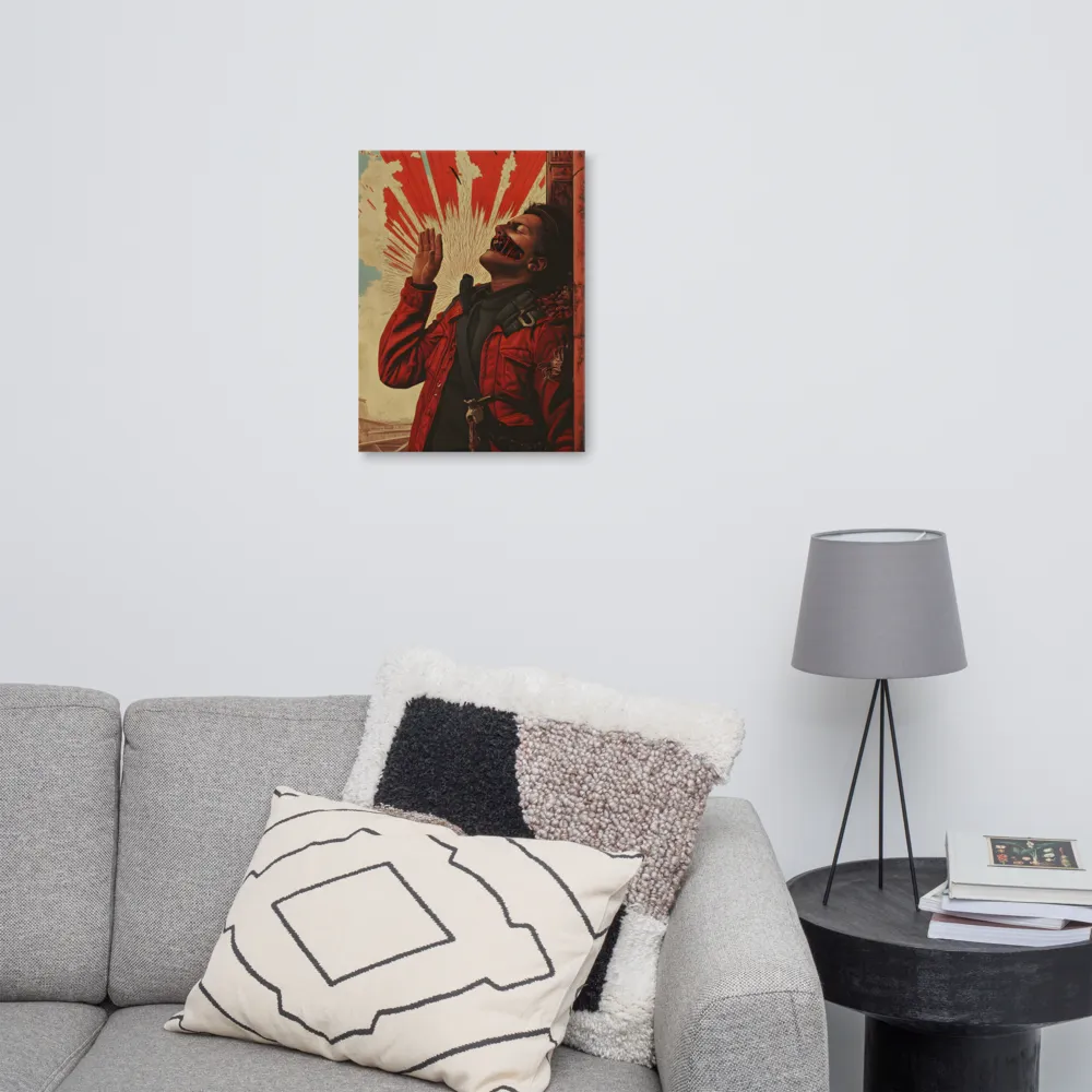 Defiant Echoes of Ruin | Canvas | 18″×24″