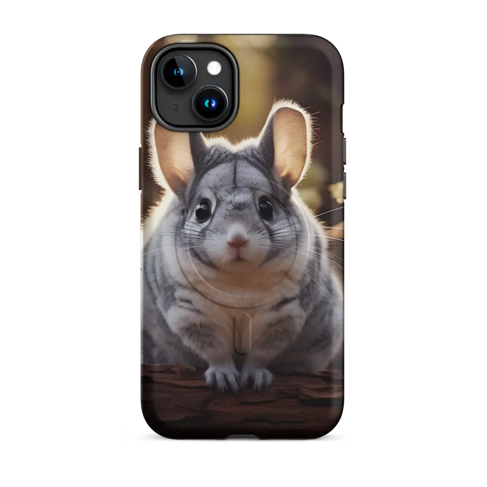 Curious Chinchilla in the Forest