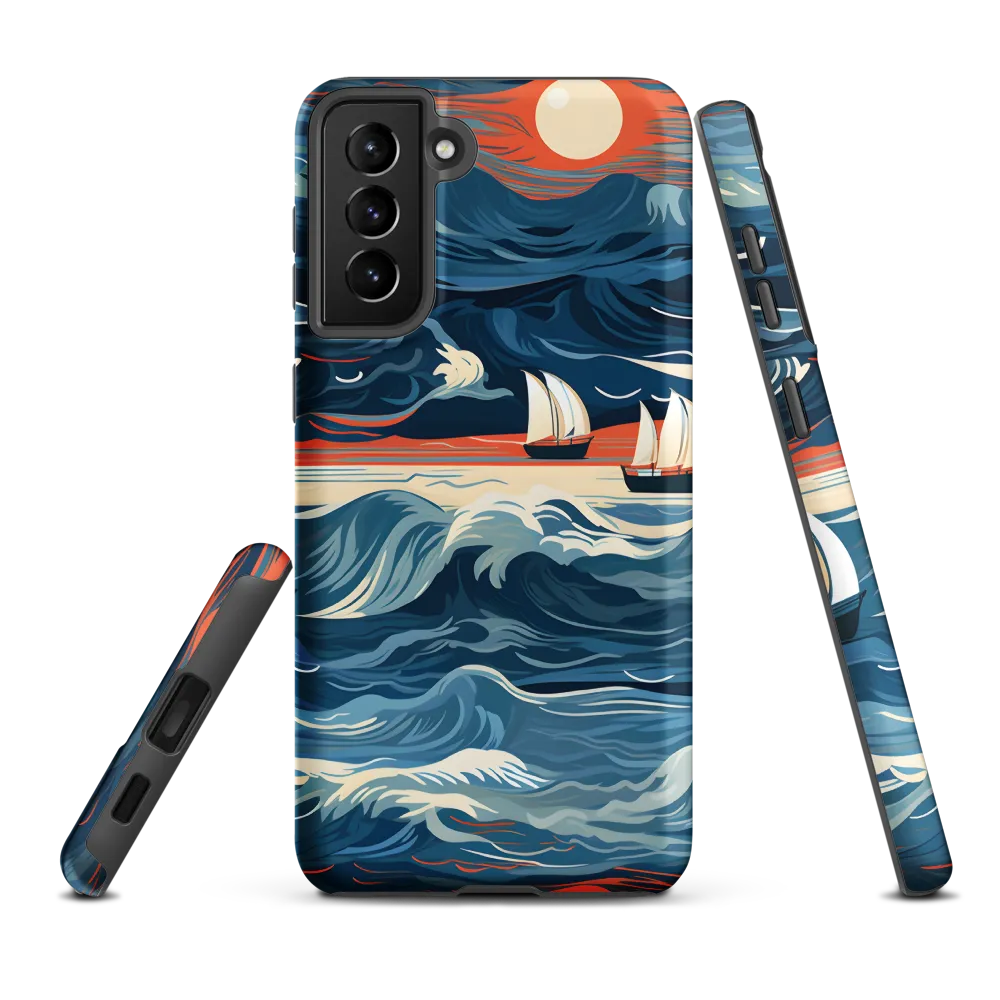 Ocean Whispers: A Voyage at Dusk