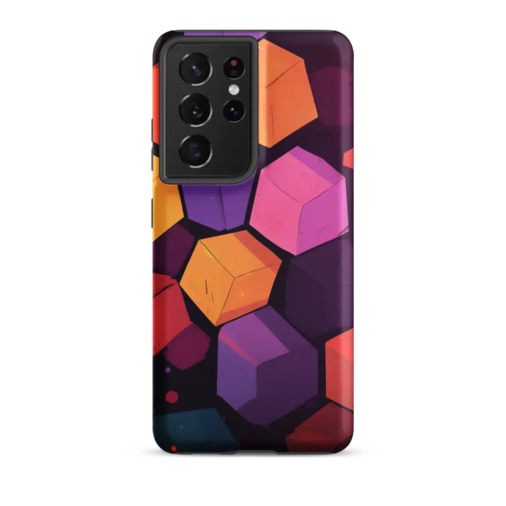 Dynamic Geometric Harmony | Phone Case |  S21 Ultra | Tough Case | Matte