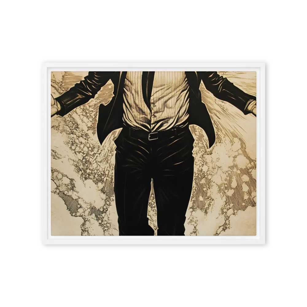 Ascendancy of the Spirit | Canvas with White Frame | 16″×20″