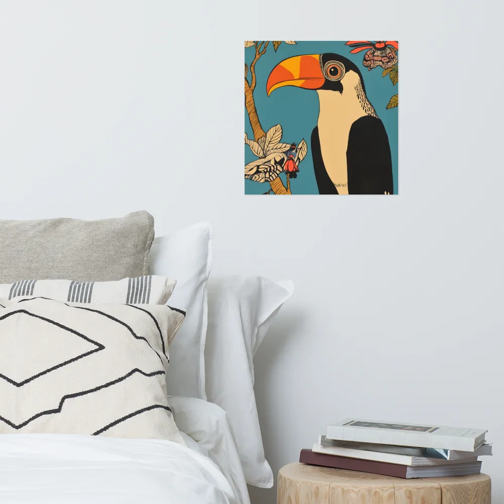 Tropical Majesty: The Toucan at Rest | Poster | 16″×16″