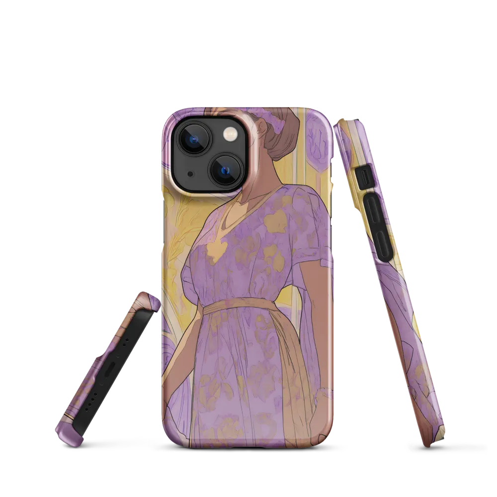 Elegance in Floral Harmony | Phone Case |  13 Mini | Snap Case | Glossy