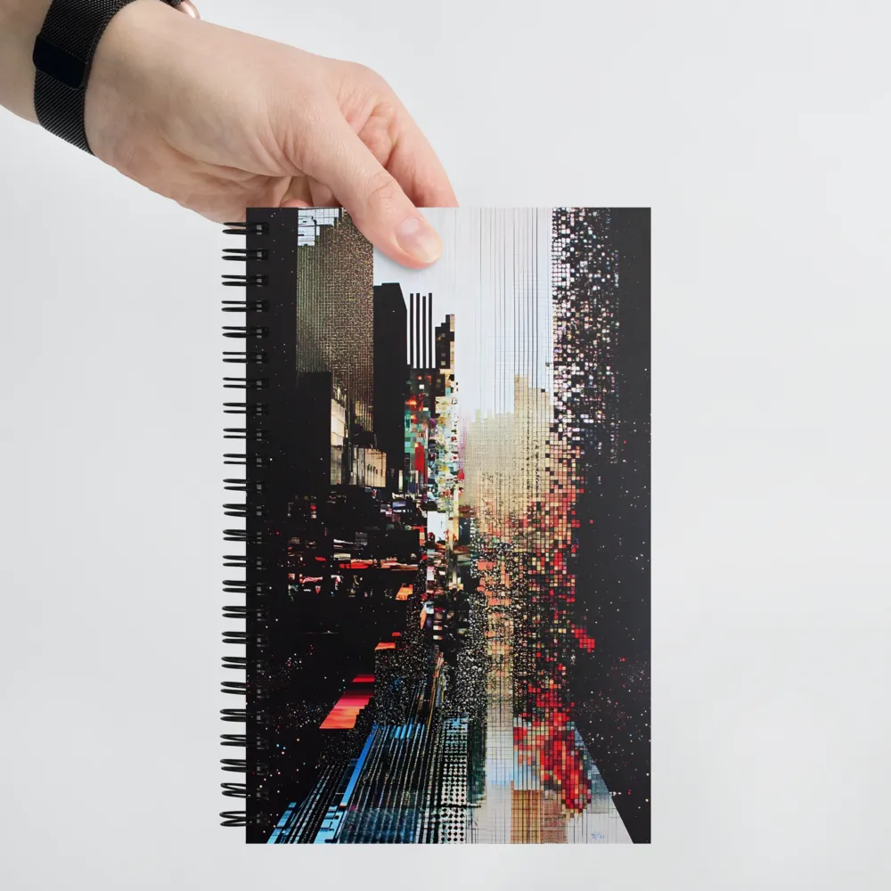 Fragmented Urban Symphony | Spiral Notebook