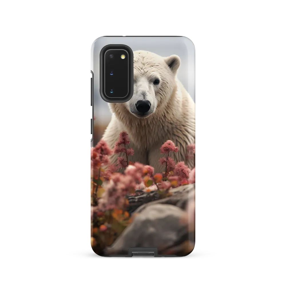 Curiosity Among Blooms: The Polar Bear