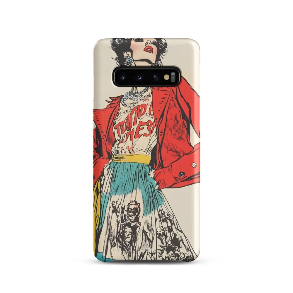 Vibrant Elegance: A Pop Art Fashion Statement